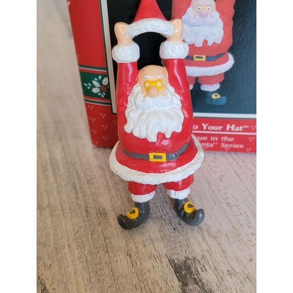 Enesco hang on to your hat 1990 ornament Xmas - Picture 2 of 6